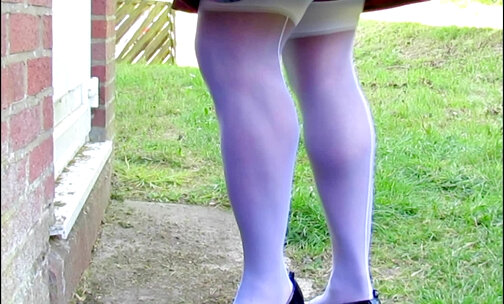 BlueGirl70 White Stockings