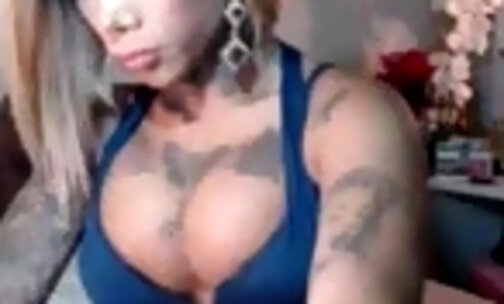 Large tits large cock ebony transgirl Cam