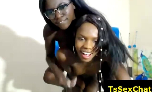 Teen black shemales teasing webcam