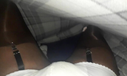BlueGirl70 Stockings Bed Fun