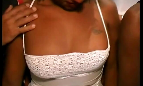 who_is_she - mulatto in white dress, Strane Sorgenti di Sesso (2007) sc 1, lick tits, tastes milk CX