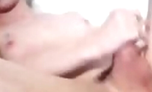Blondie jerking large cock webcam