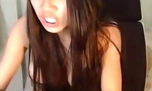 amazing brazilian heshe jizzing on live webcam