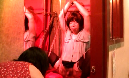 Jyosoukofujiko become a sm bondage model at love hotel