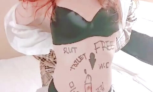 Korean toilet CD slut Meyou shows her dirty body