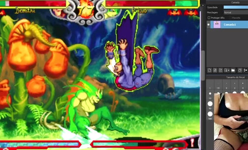 Sexy Playing Darkstalkers 3