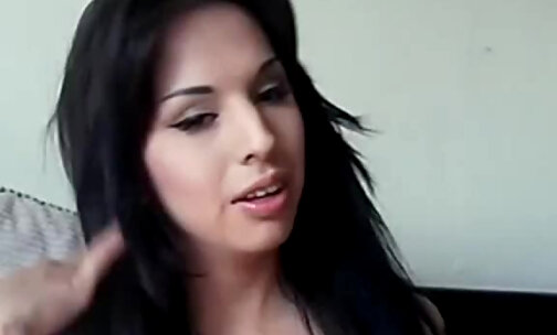 Brunette teen Tgirl by webcam