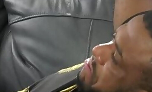 Big cock black client fucked shemale therapist after she deepthroated him
