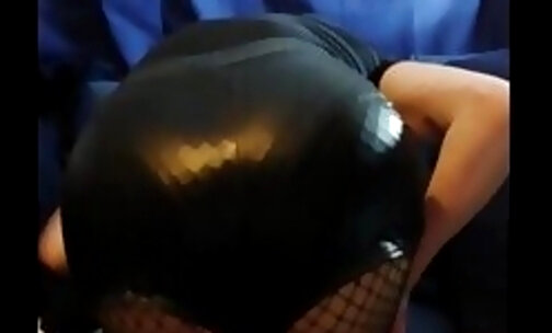 I cum: Fishnets, Shorts and Boots Edition
