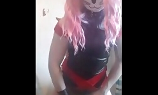 Costume sissy shacking ass